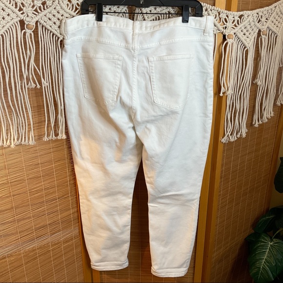 Everlane High Waist Ankle Jeans White Size 16 (33) - Picture 6 of 13